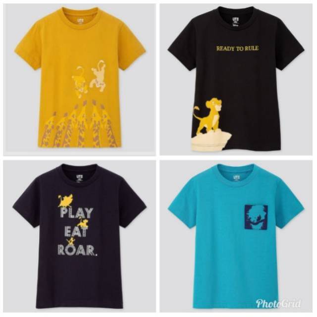 UNIQLO ORI LION KING POKEMON MARVEL PIKACHU MINION Kaos Anak Laki Perempuan Wanita Pria Dewasa