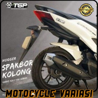 Hugger Spakbor kolong Click Vario 125 150 TGP 2013 2016 2018 2020 Merah Hitam putih