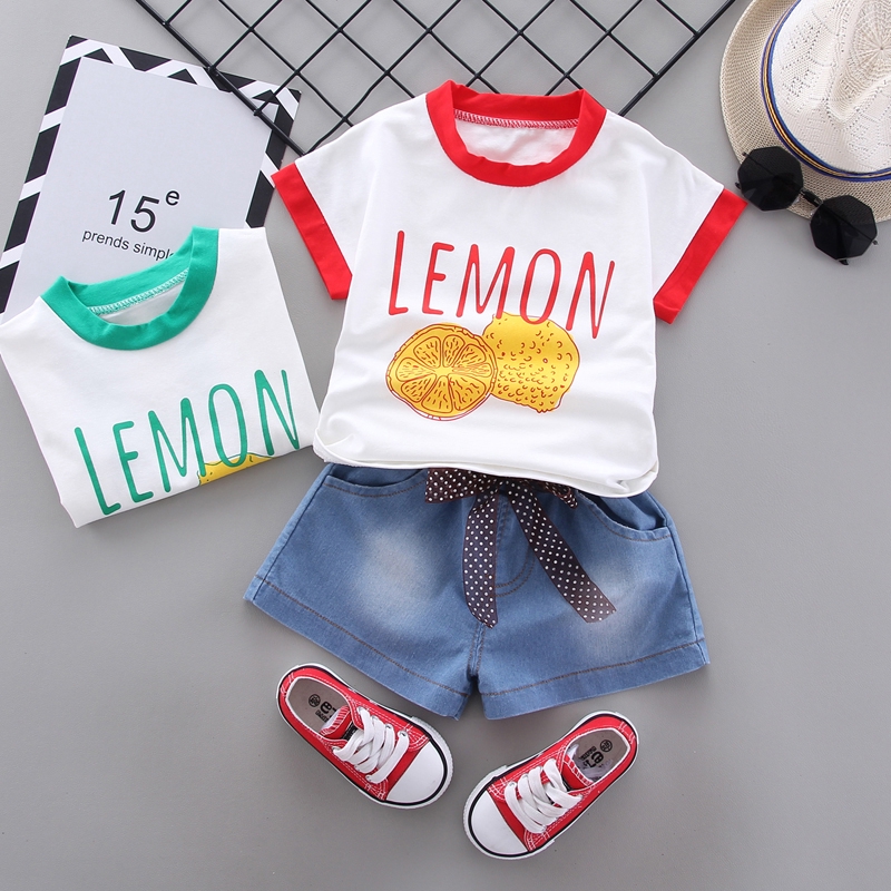 baby girl clothes with lemons