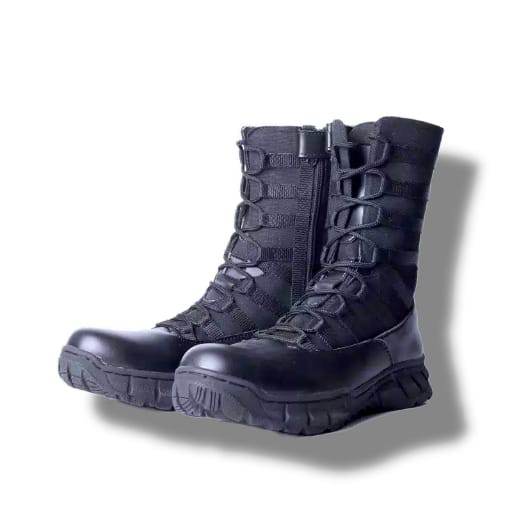 Sepatu PDL Ninja TNI POLRI Tactical Boots Safety Ujung Besi 10 inch