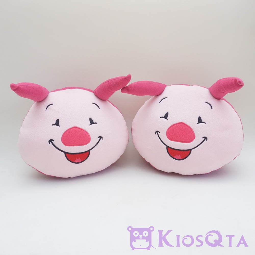 bantal headrest piglet mobil winnie the pooh pink