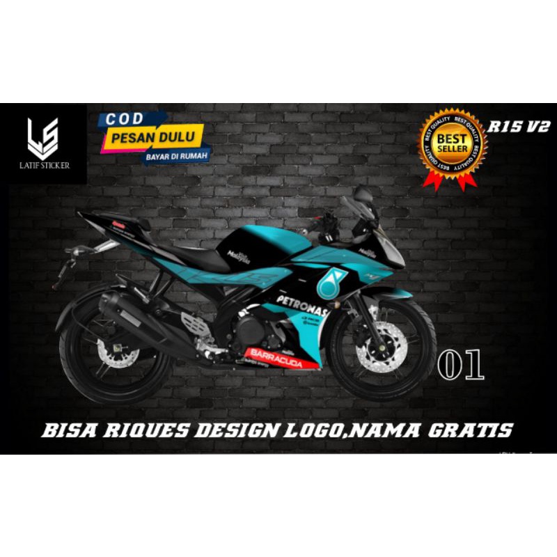 Decal R15 v2 petronas