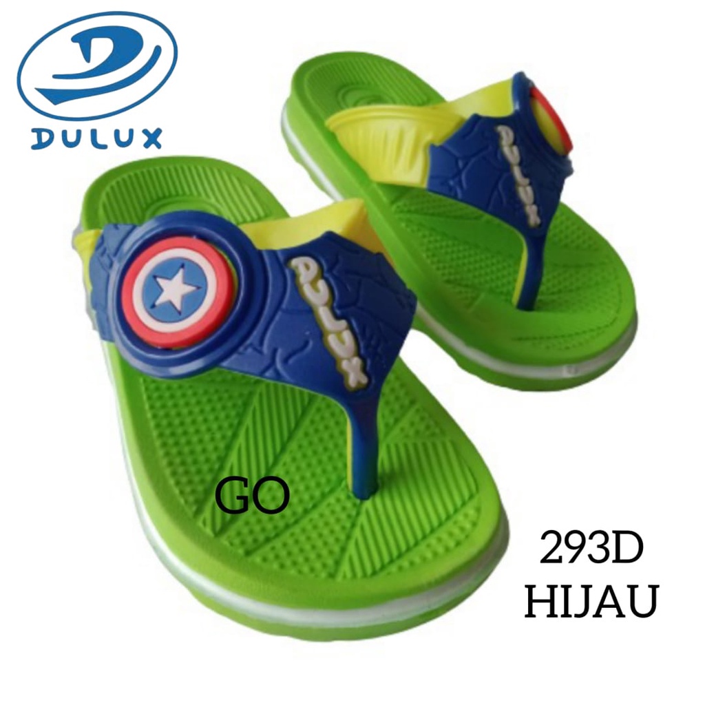 gos DULUX 293 D Sandal Karet Jepit Anak Polos Sandal Jepit Ringan Sandal Anak Laki Laki Casual Kekinian Terbaru