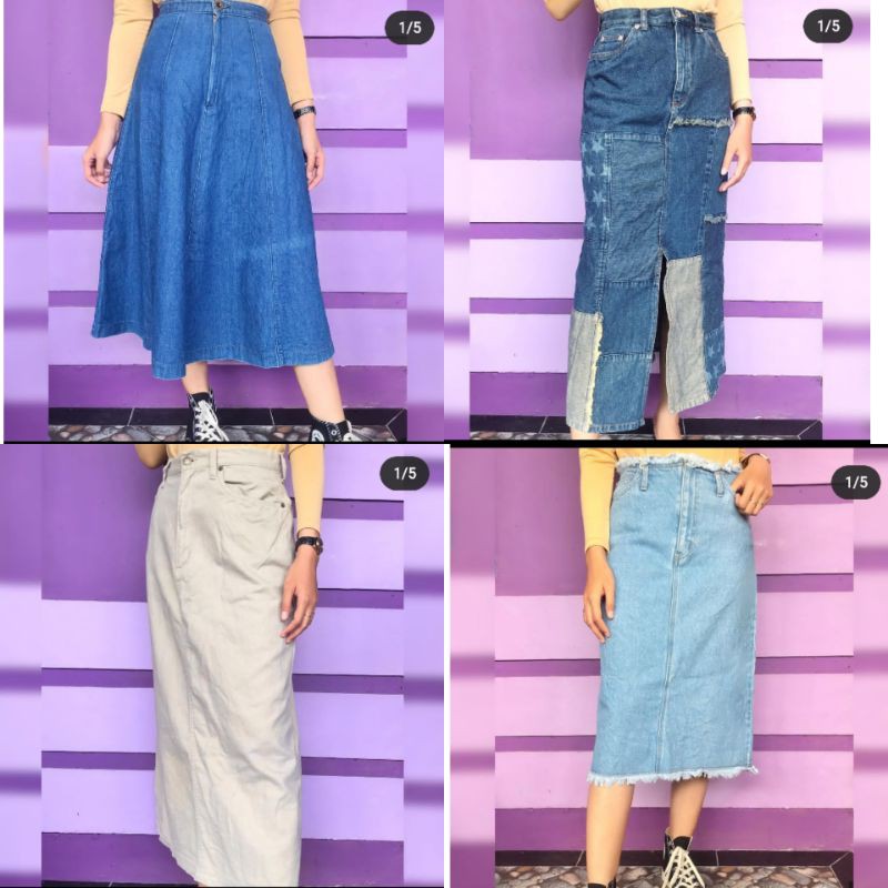 [THRIFT]/second branded rok jeans wanita edwin