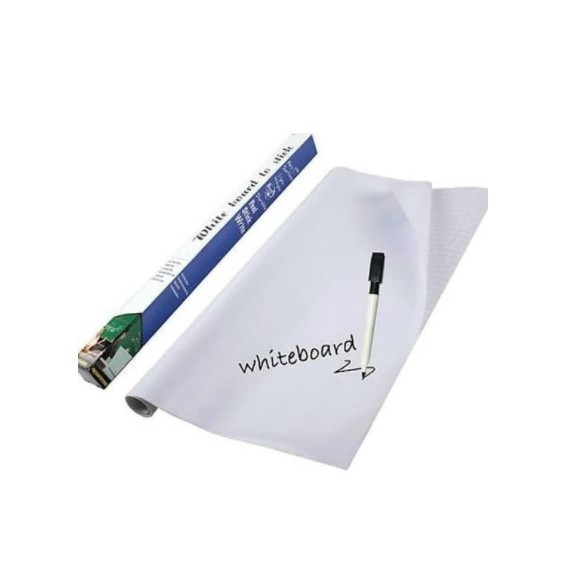

PAPAN TULIS / WHITEBOARD STIKER PUTIH (45CMX200CM)