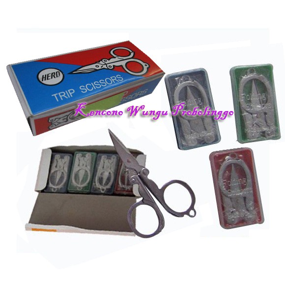 

Gunting Lipat Kecil Trip Scissors Folding Scissors