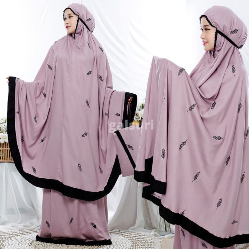 Mukena Dewasa Raisa Jumbo Rayon Bordir