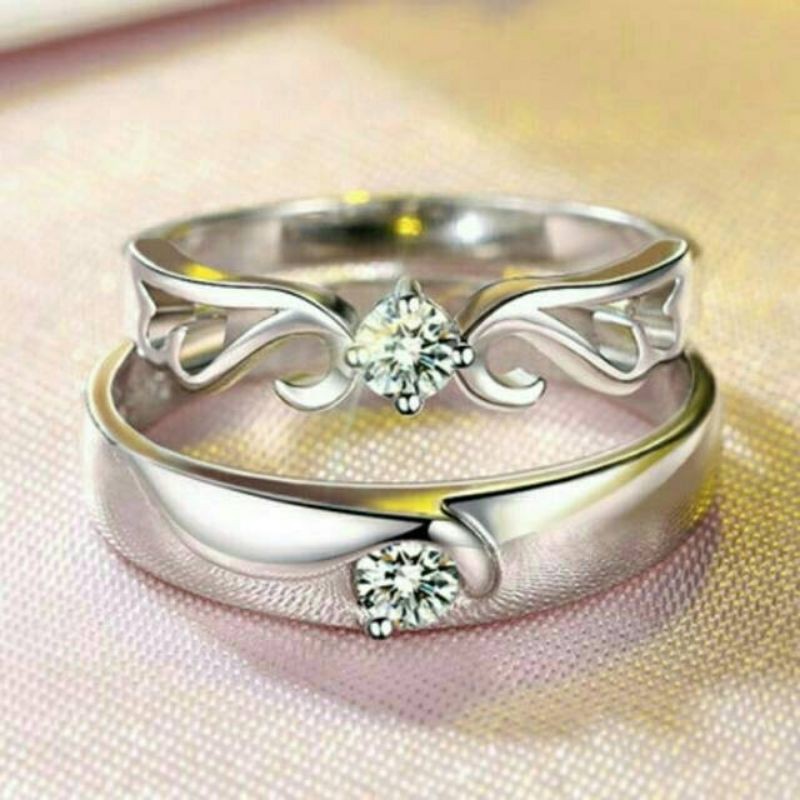 Cincin Emas Ukir Tunangan Couple