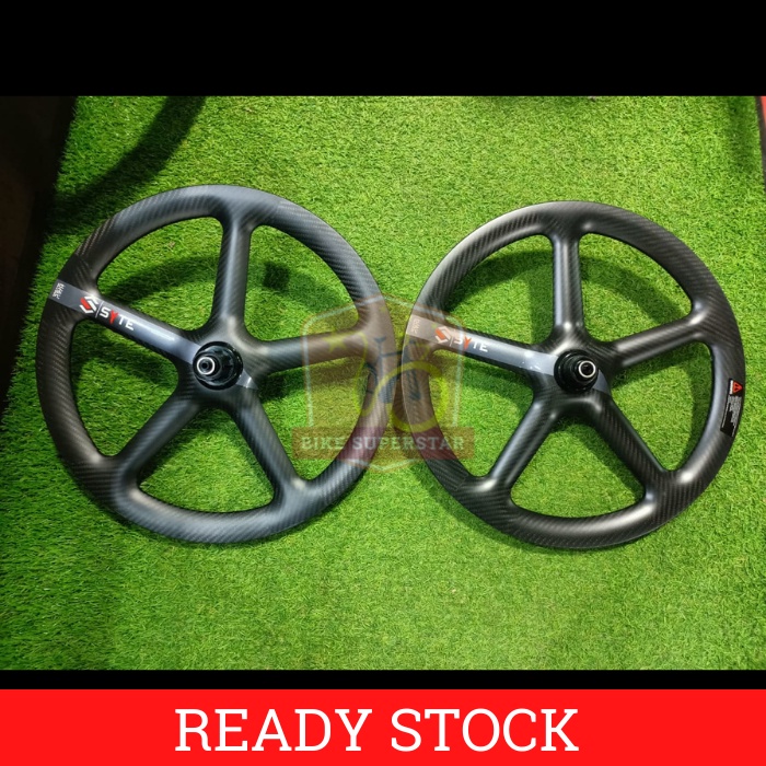 Wheelset Velg Carbon Sepeda 20 (406 451) Syte Five Spoke Disc Brake