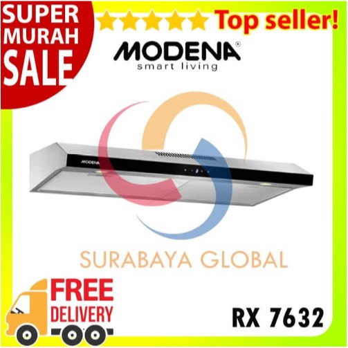 Cooker Hood Modena Rx 7632 Stainless Slim Hood Modena 70 Cm