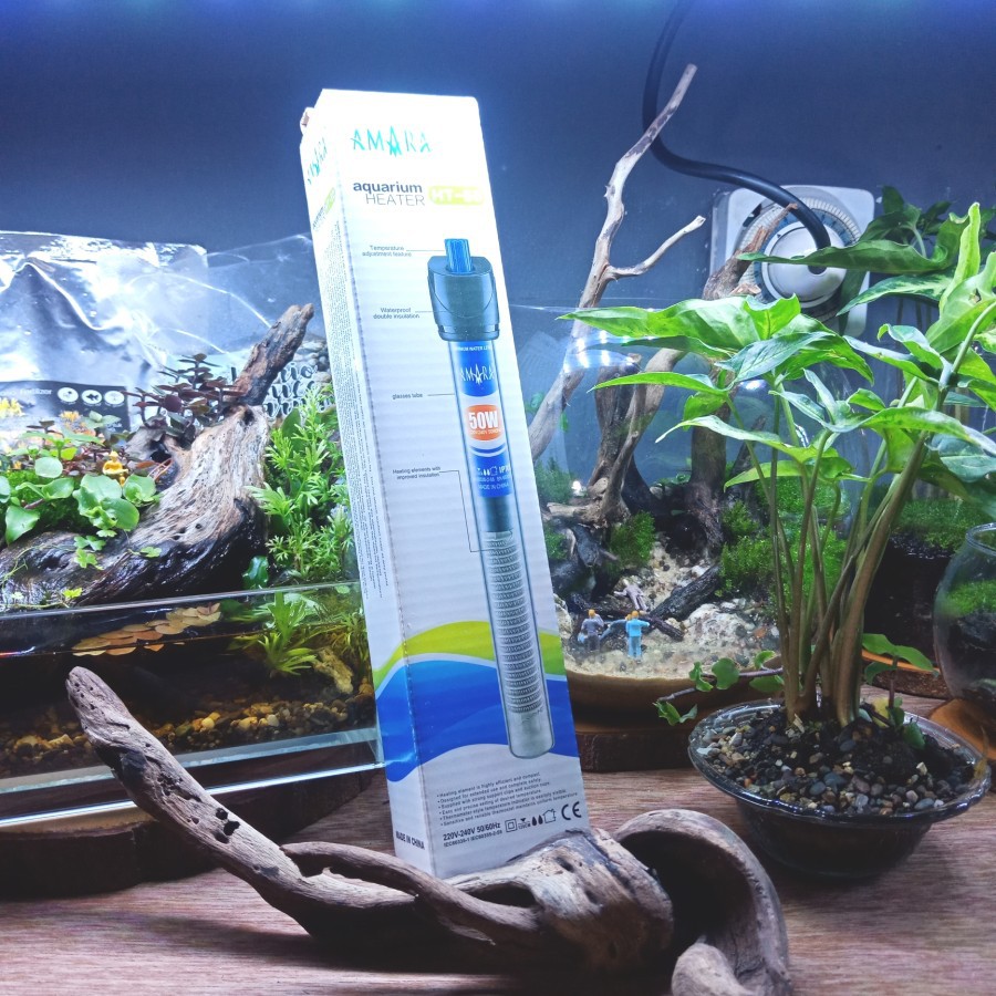 Pemanas Air Akuarium Heater Aquarium Aquascape Amara HT 50