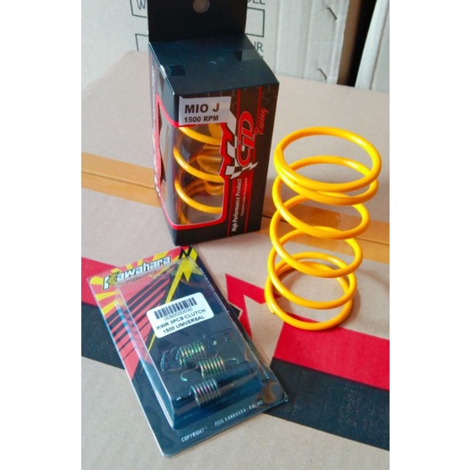PAKETAN PER CVT CLD 1500RPM MIO J/SOUL GT/MIO GT + PER KAMPAS GANDA KAWAHARA 1500RPM