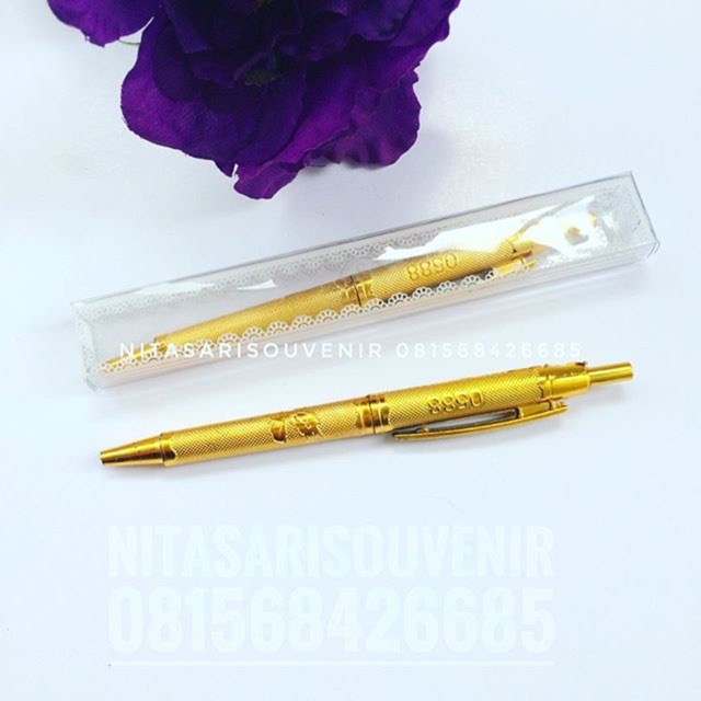 

Pulpen emas kemas mika