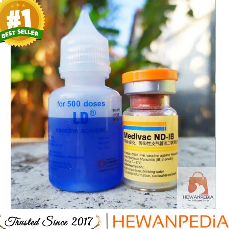 [PROMO 7PG77] MEDIVAC ND IB MEDION - Vaksin Ayam Tetelo dan Infeksius Bronkitis Newcastle Diesease U