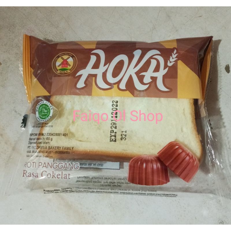 

Roti Panggang Aoka rasa coklat 1 pcs