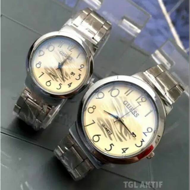 jam tangan couple guess