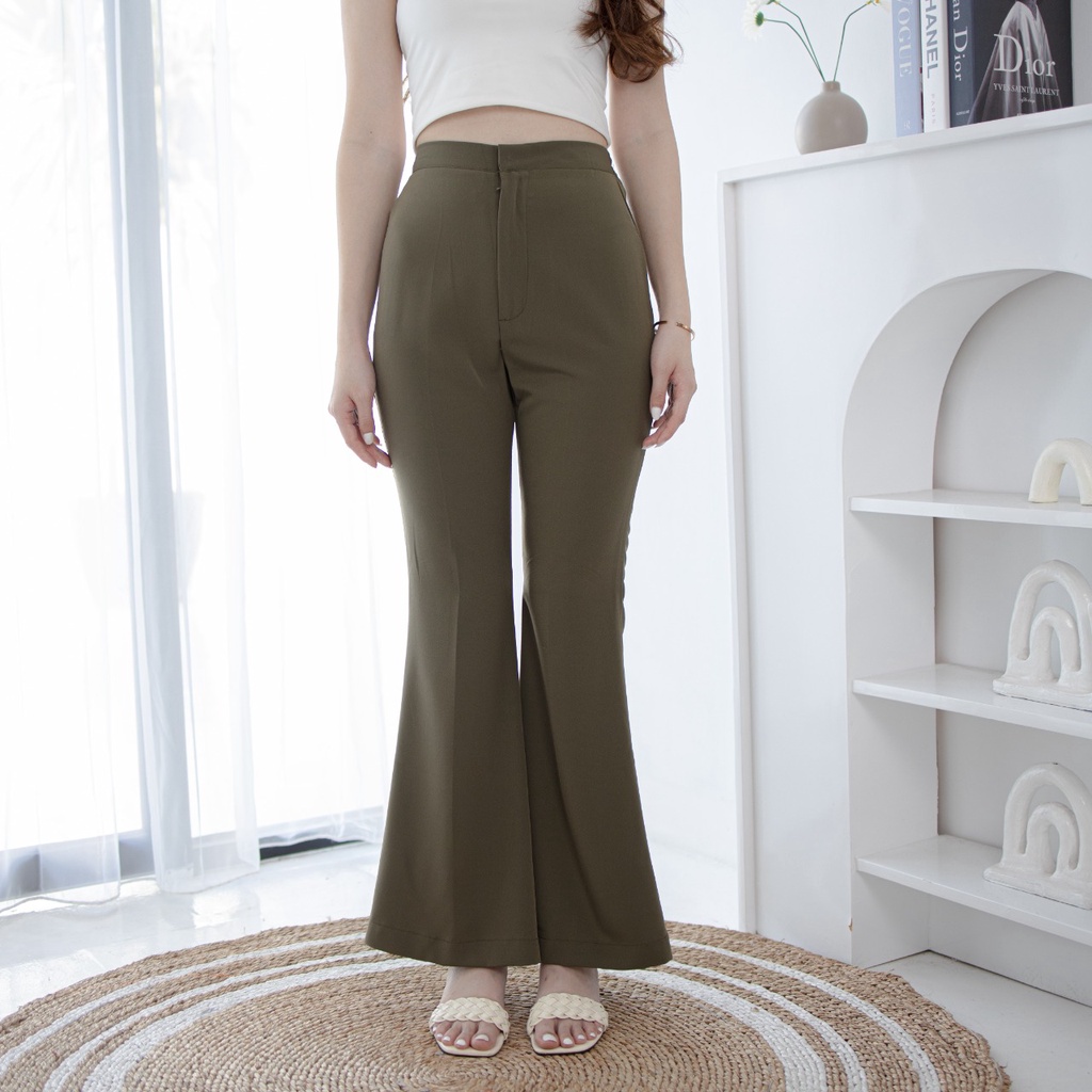 V1074 Olivia Pants - 5 COLOR &amp; 2 SIZE