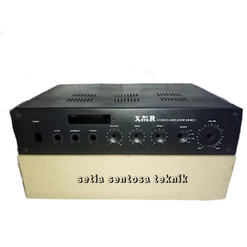 Box Ampli Amplifier XR 0211 USB Plat besi