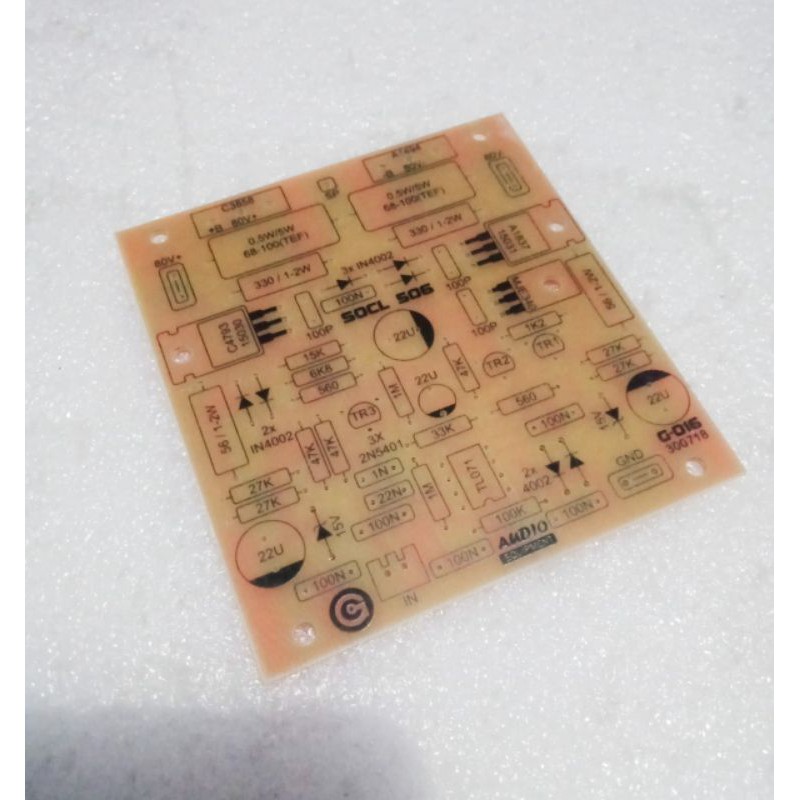PCB FIBER FR4 SOCL 506  TEF Tanpa Tanding