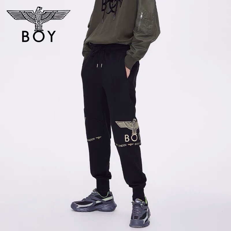 BOY43 JOGGER BOY LONDON PRIA WANITA ASIA EROPA WINGS FULL BORDIR GOLD