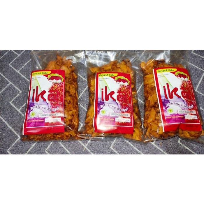 

Keripik Keripik Cabe Ika Dumai (Kerupuk Pedas Dumai)