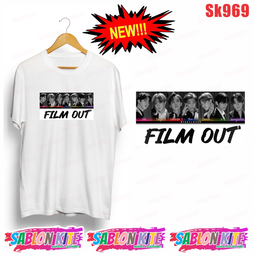 MURAH!!! KAOS KPOP FILM OUT FOTO SK969 UNISEX COMBED 30S