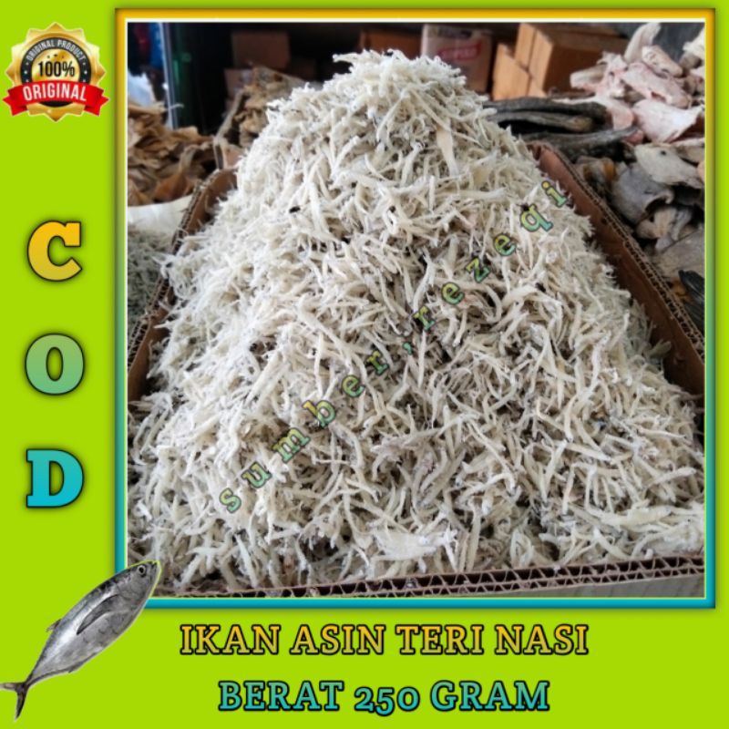 

IKAN ASIN TERI NASI KUALITAS SUPER BERAT 250GR