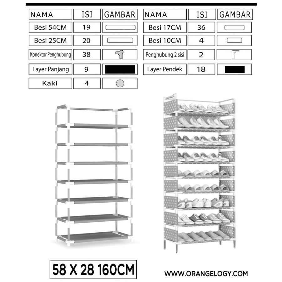 Rak Sepatu Susun Portable Rak Sepatu 10 Susun 9 Sekat Multifungsi Rak Sepatu Kain Motif 9 Susun Portable Multifungsi Rak Sendal Susun 9 Tingkat Rak Buku Serbaguna