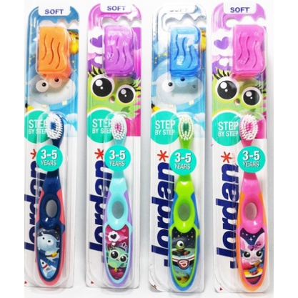 Jordan Toothbrush Sikat Gigi Jordan Anak Step 1 0-2 tahun Step 2 3-5 tahun