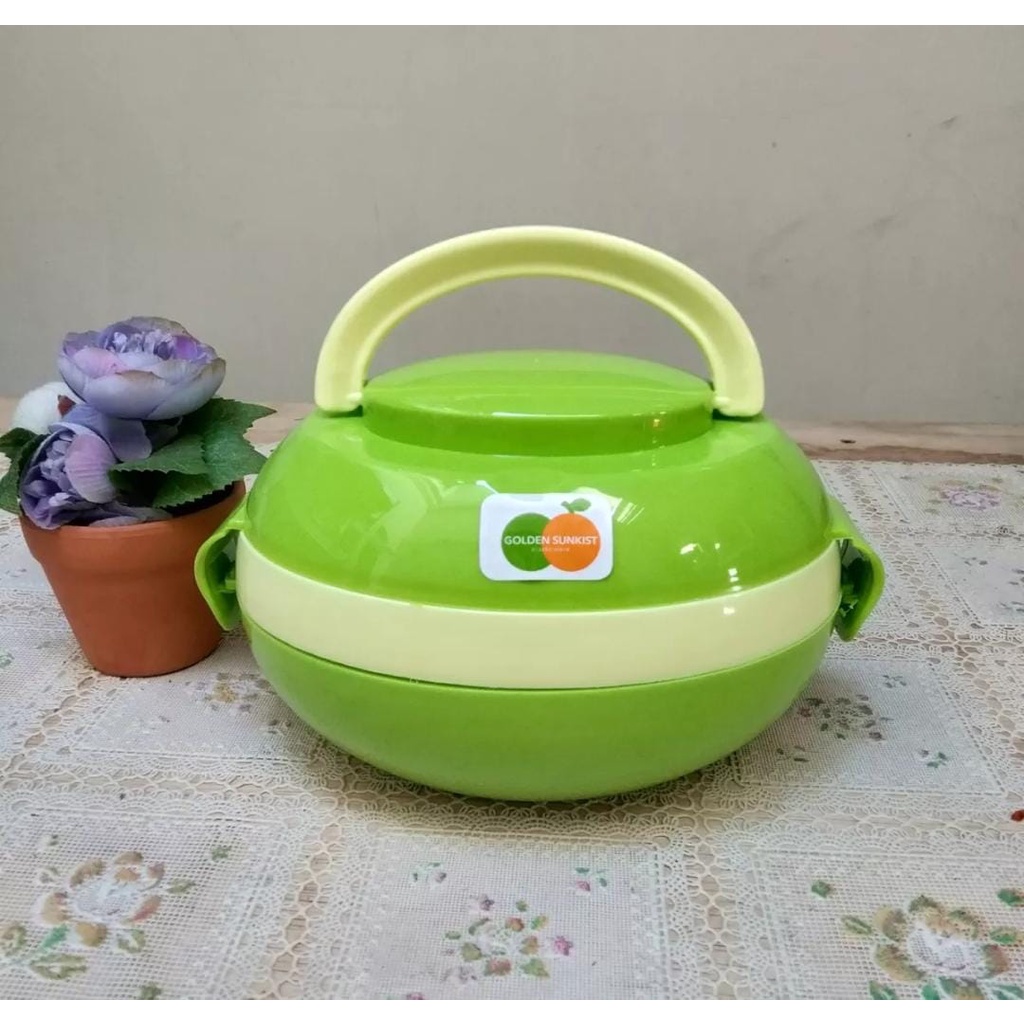 Rantang Anak Oval Golden Sunkist RAO 9002 / Lunch Box / Kotak Makan / Wadah Bekal Bento