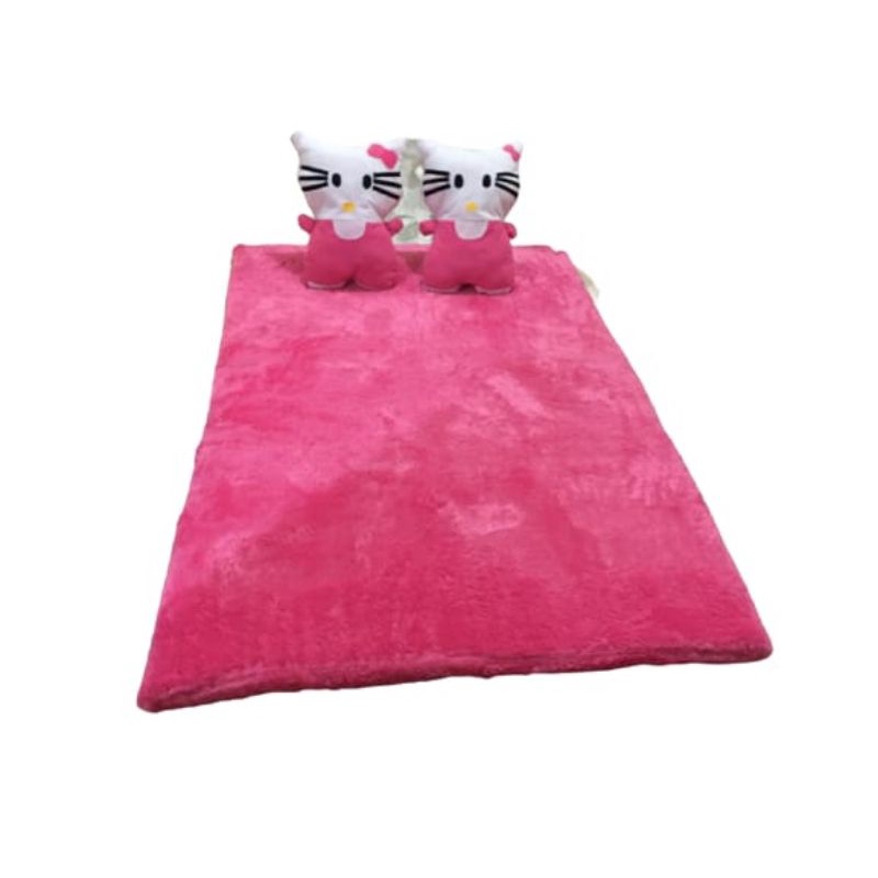 Kasur lipat bulu uk 140x180x4cm