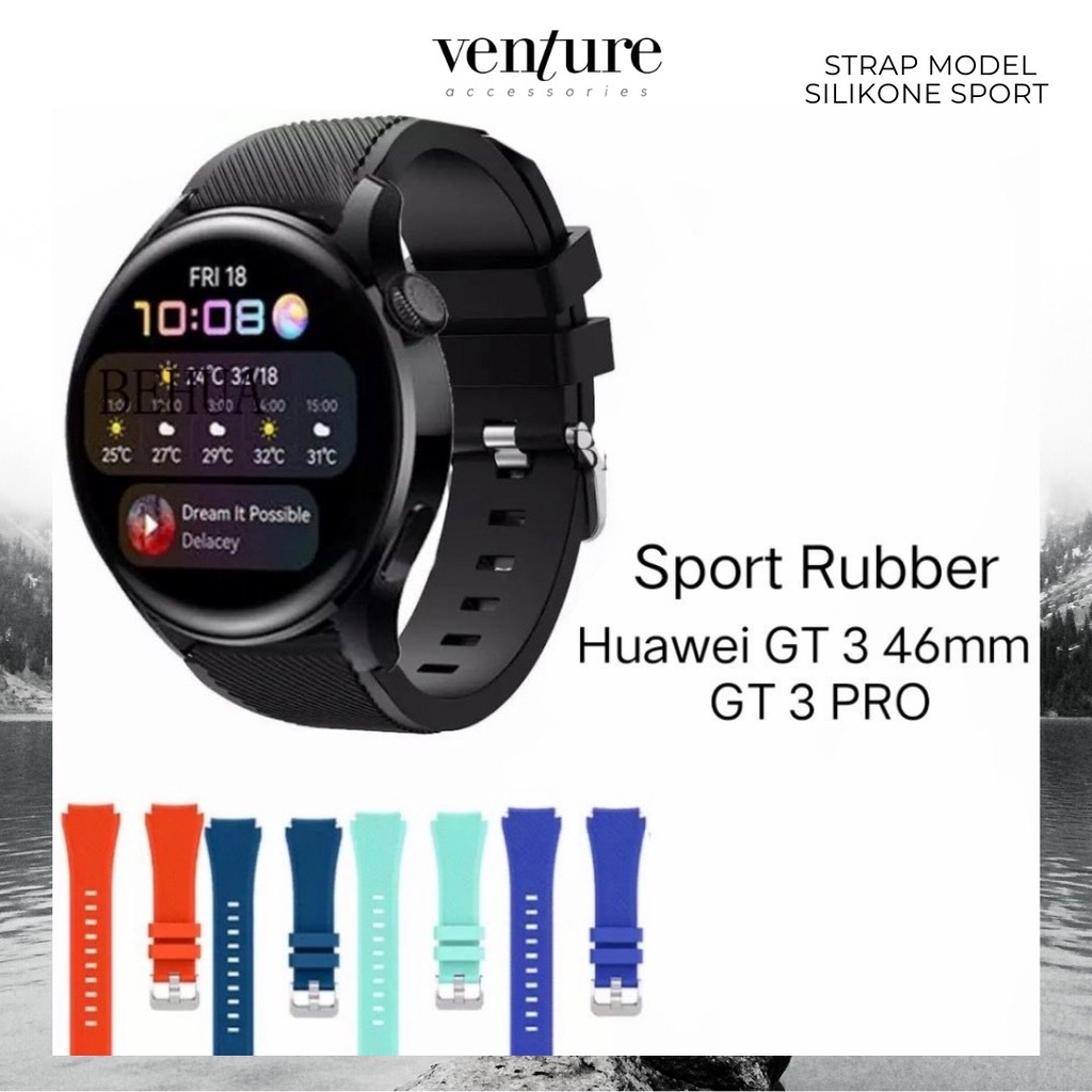 STRAP HUAWEI WATCH 3 / GT 3 / GT3 PRO 46MM MODEL SILICONE SPORT 22MM