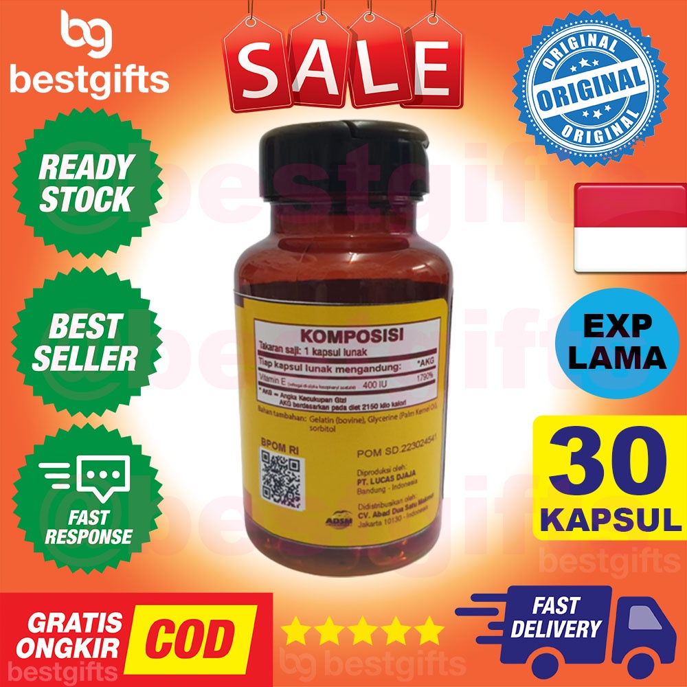 ALPHACARE VITAMIN E 400 IU KAPSUL LUNAK ALPHA CARE VIT E 400IU KESEHATAN KULIT ISI 30 KAPSUL