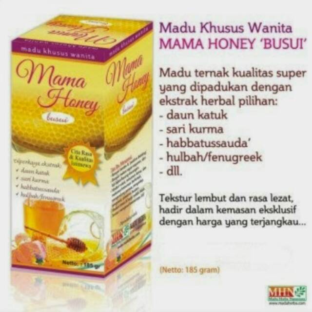 

Madu Mama honey busui