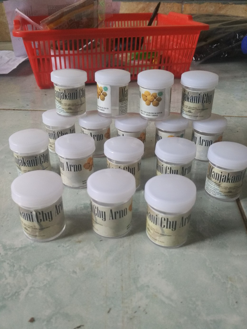 Botol+sticker Manjakani Chy Arno(bisa Cod)