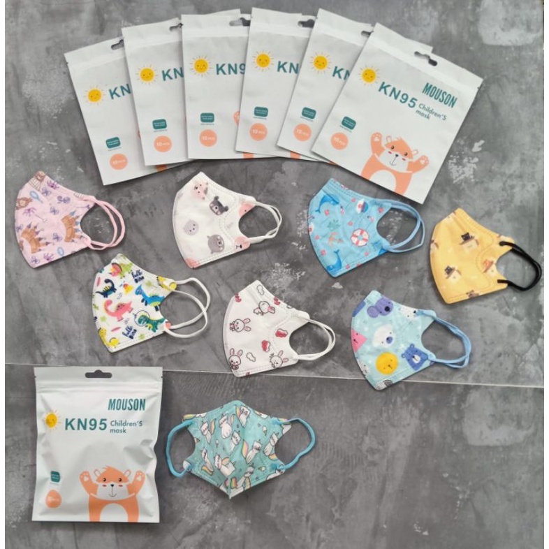 masker KN95 pro motif anak