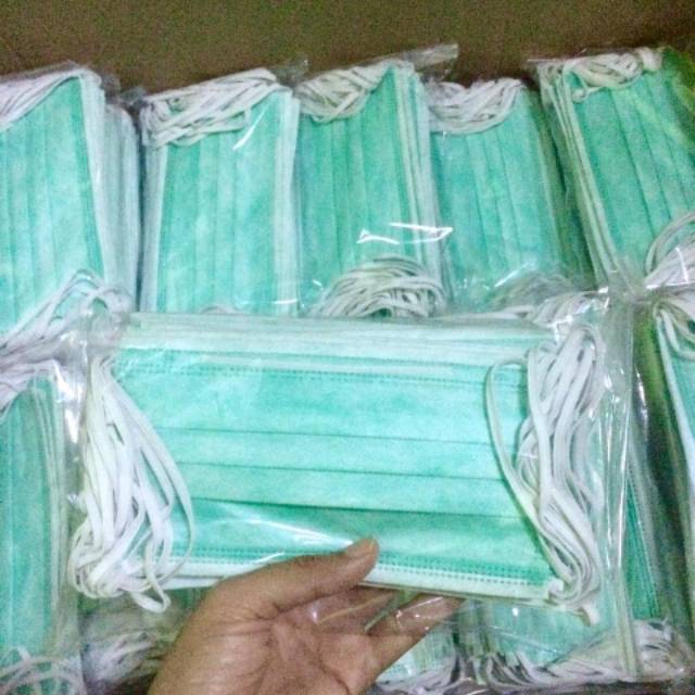 MASKER 3PLY, Tebal, Cetakan Pabrik
