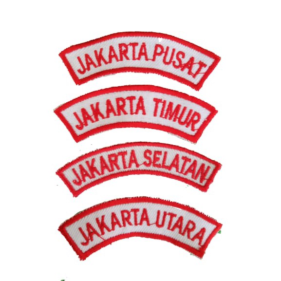 EMBLEM BORDIR PRAMUKA TANDA LOKASI KWARCAB