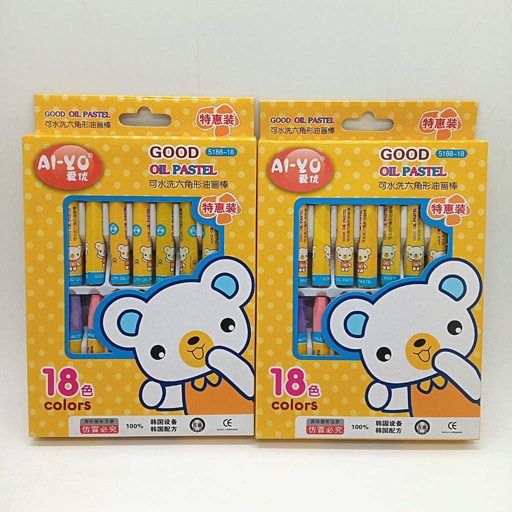 

Crayon isi 18 Warna/Oil Pastel/Stationari Oil Pastel Crayon X182