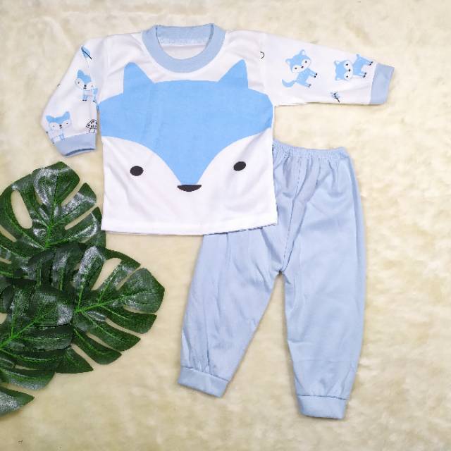 Ss#019 Pakaian Bayi size 0-12bulan / Setelan Piyama Anak / Baju Piyama Anak / Baju Tidur Bayi