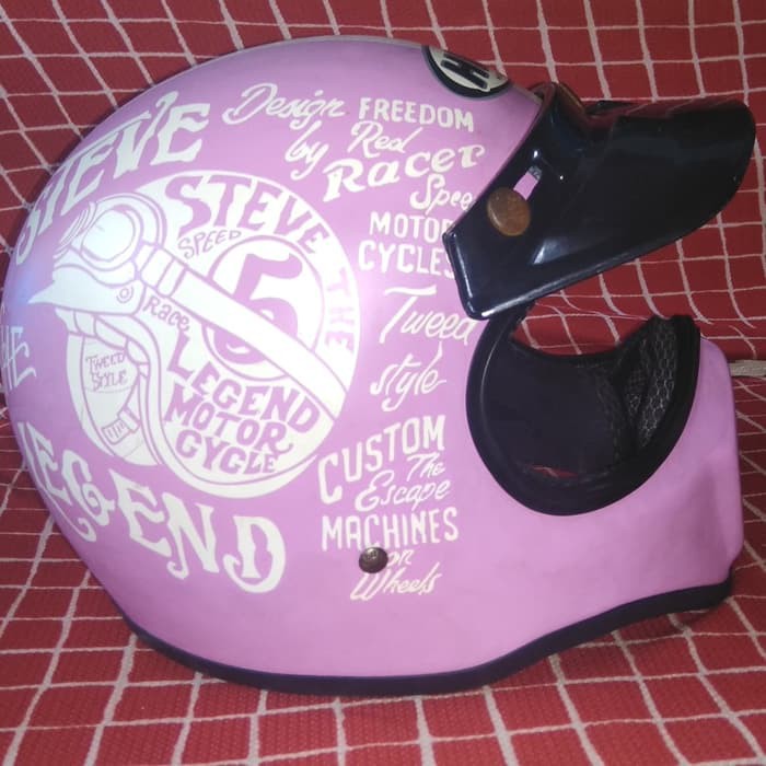 ssm-113 Helm Cakil Pink (bekas)