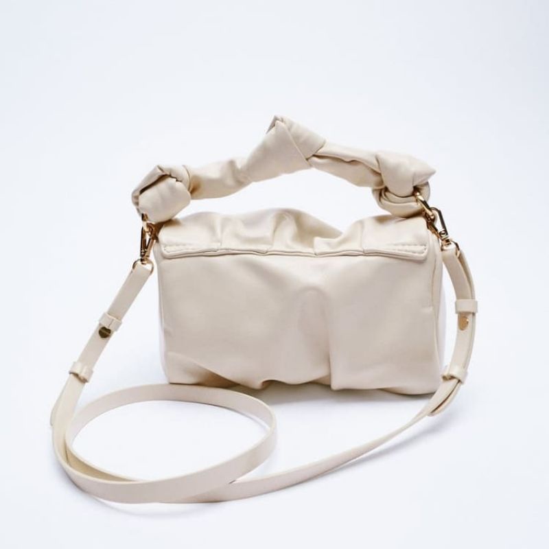 7.7 SALE | ZRA KNOTTED SOFT CROSSBODY BAG