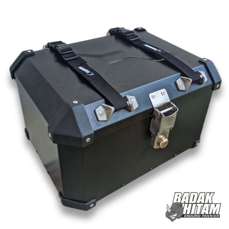 Top - Box Atas Pannier Badak Hitam 34 Liter Top Box Pannier