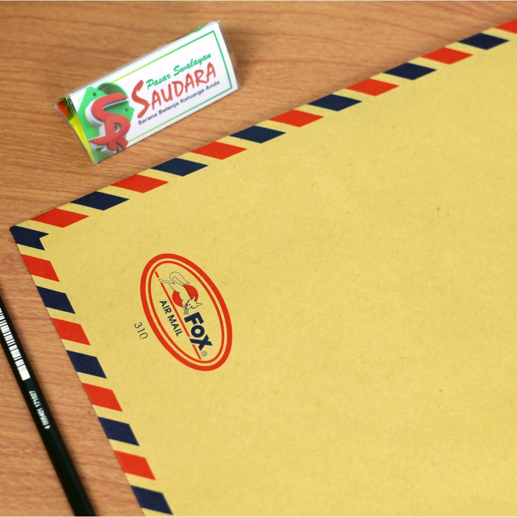 

Amplop Tali Coklat Folio Air Mail 310 Envelope Lamaran