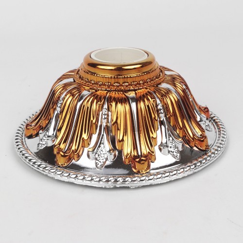 Fiting Plafon EMAS PREMIUM MODERN Bulat BATIK GOLD Drat KUNINGAN Piting E27 Pitingan Rumah Lampu LED