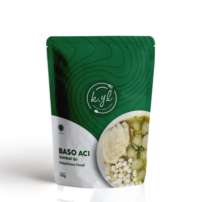 

Instant-Camilan- Baso Aci Sambal Ijo K.Y.L Kylafood -Camilan-Instant.