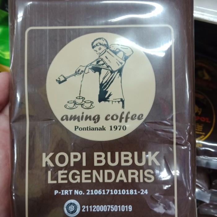 

✨COD✨ Termurah Kopi Bubuk Aming Coffee Khas Pontianak (1 Kg) 1000 gram