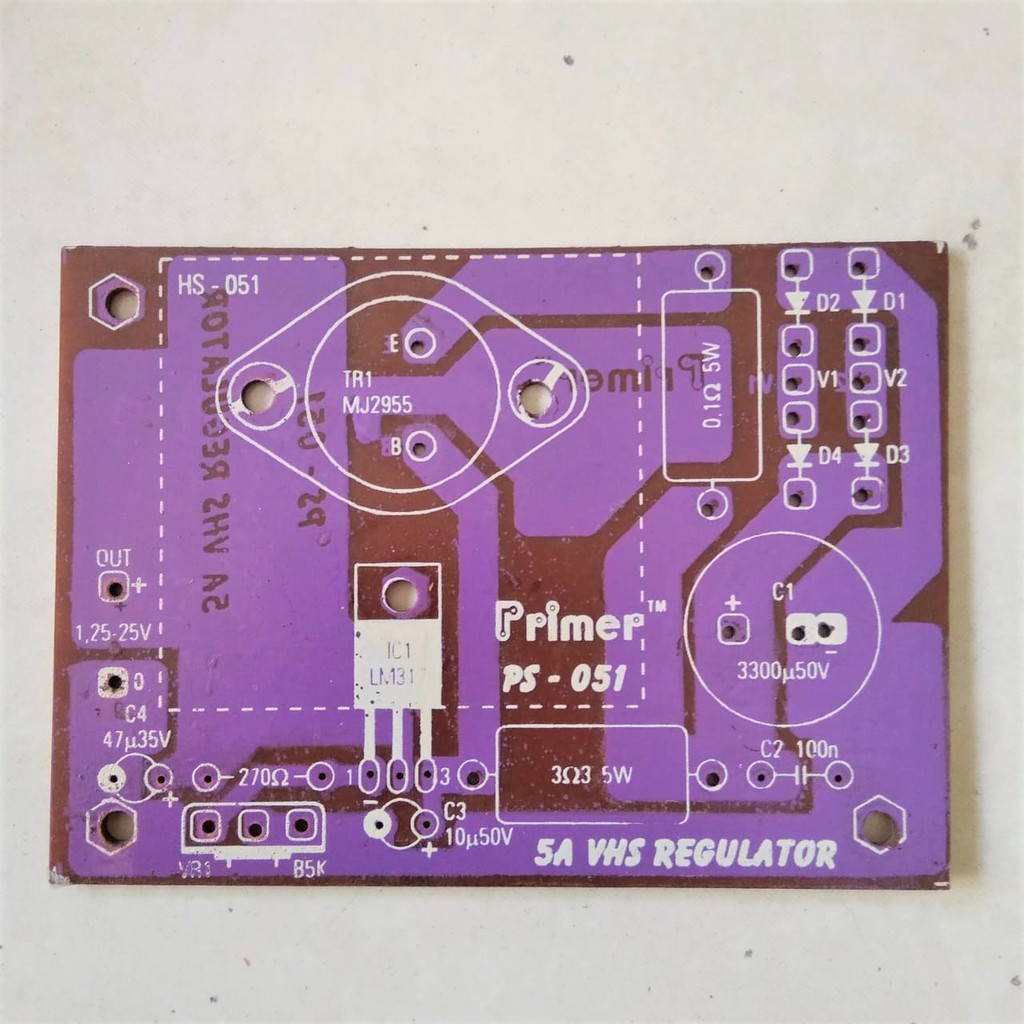 PCB - VHS REGULATOR . PS 051