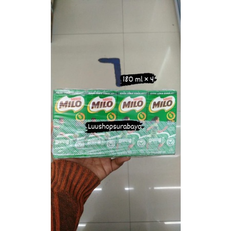 

MILO Activ-Go Cokelat UHT 180 ml x 4 pcs