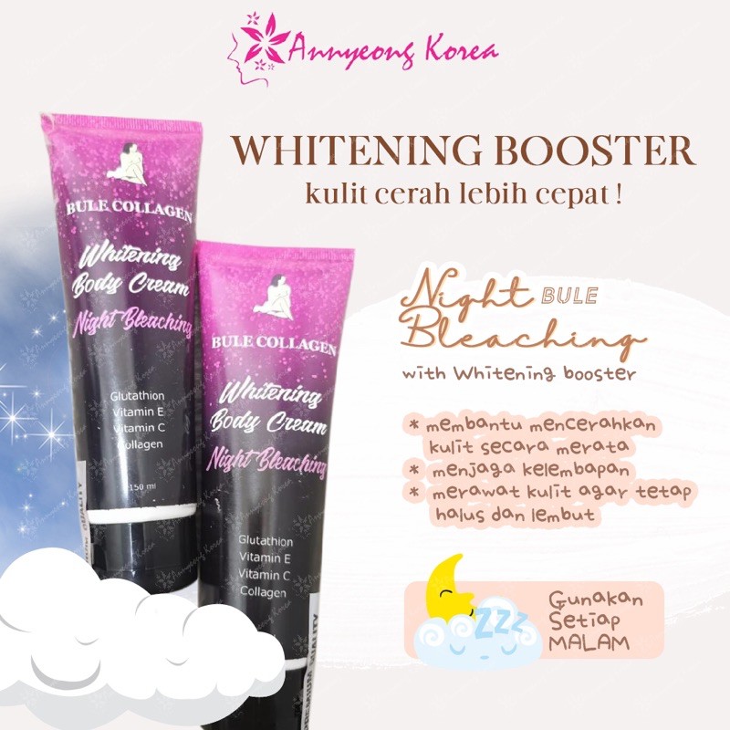 Jual [READY]BPOM BLEACHING NIGHT BULE COLLAGEN Shopee Indonesia